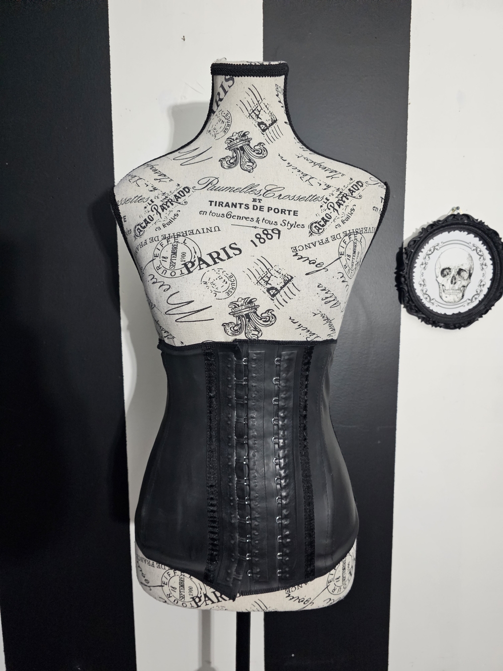 Real Latex And Steel Corset